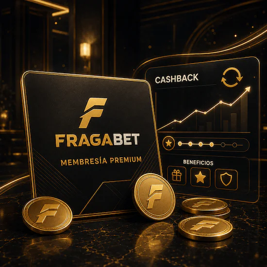 Membresía premium y programa de cashback de Fragabet Casino con beneficios y recompensas.
